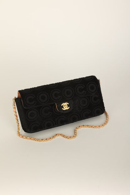 Chanel 2000 Ponyhair Coco East West Flap