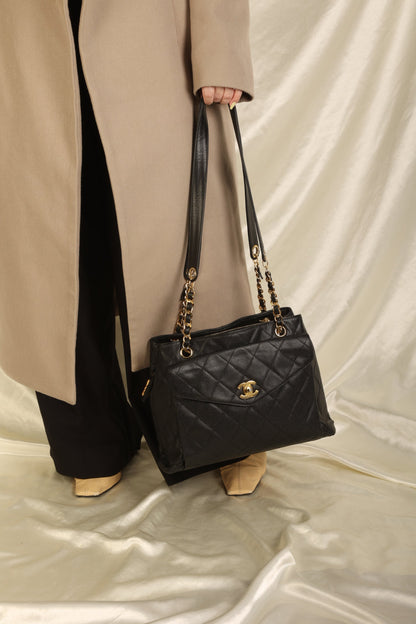 Chanel Caviar Chain Tote