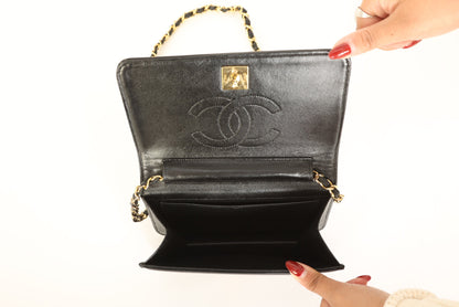 Chanel Patent Box Mini Full Flap