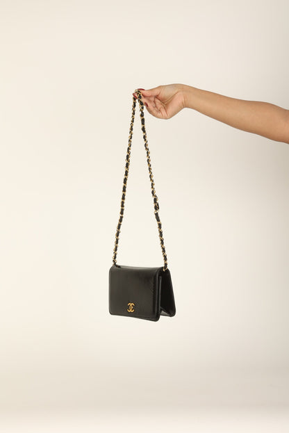 Chanel Patent Box Mini Full Flap