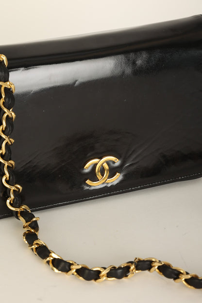 Chanel Patent Box Mini Full Flap