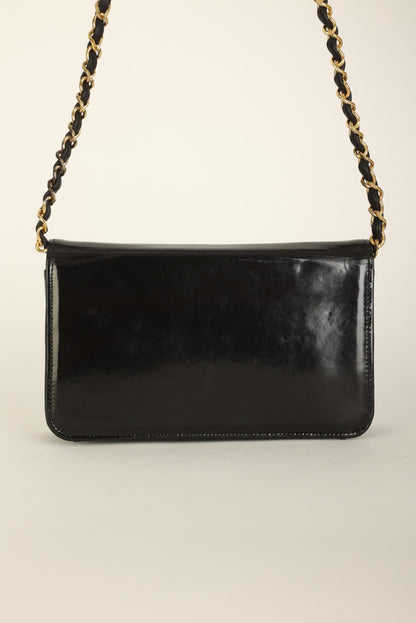 Chanel Patent Box Mini Full Flap