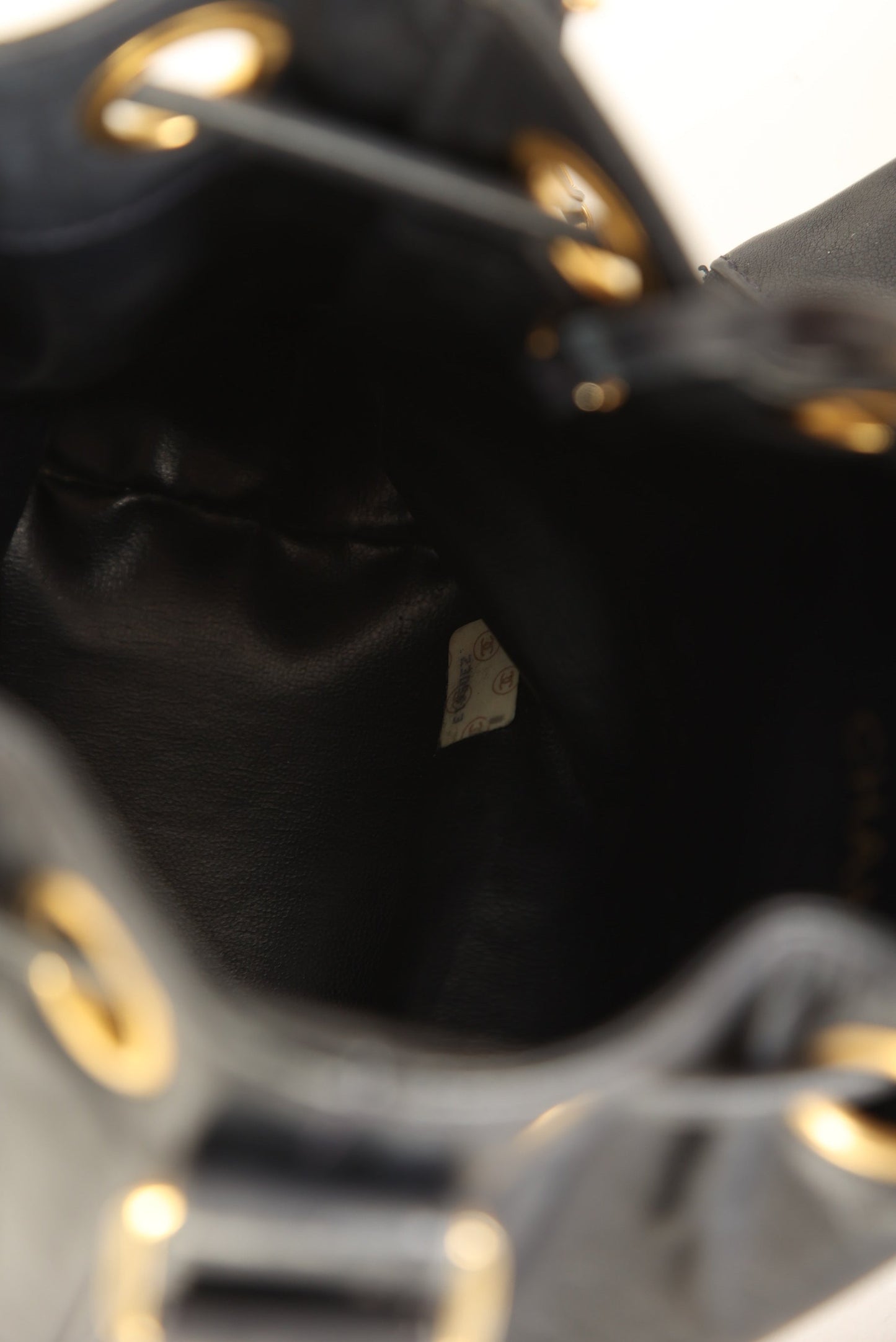 Chanel 1991 Lambskin Mini Bucket Bag