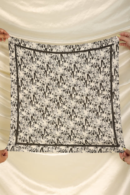 Extremely Rare Chanel Coco Scarf Pochette
