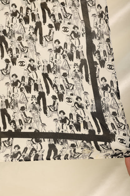 Extremely Rare Chanel Coco Scarf Pochette