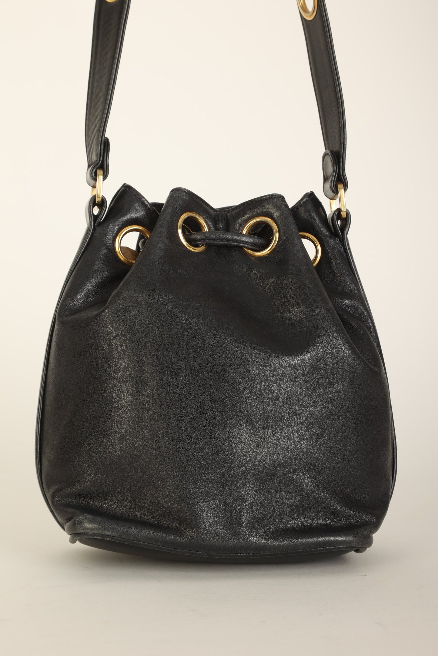 Chanel 1991 Lambskin Mini Bucket Bag
