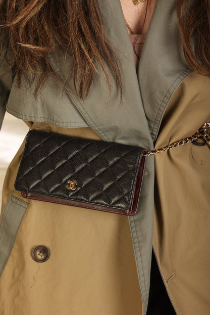 Chanel Caviar Wallet on Chain