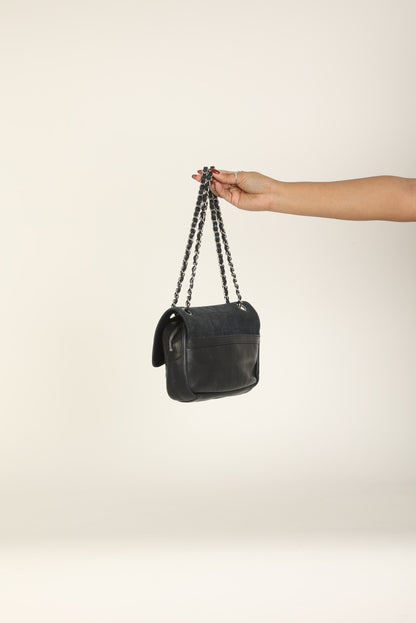 Chanel 2008 Suede Zip Flap