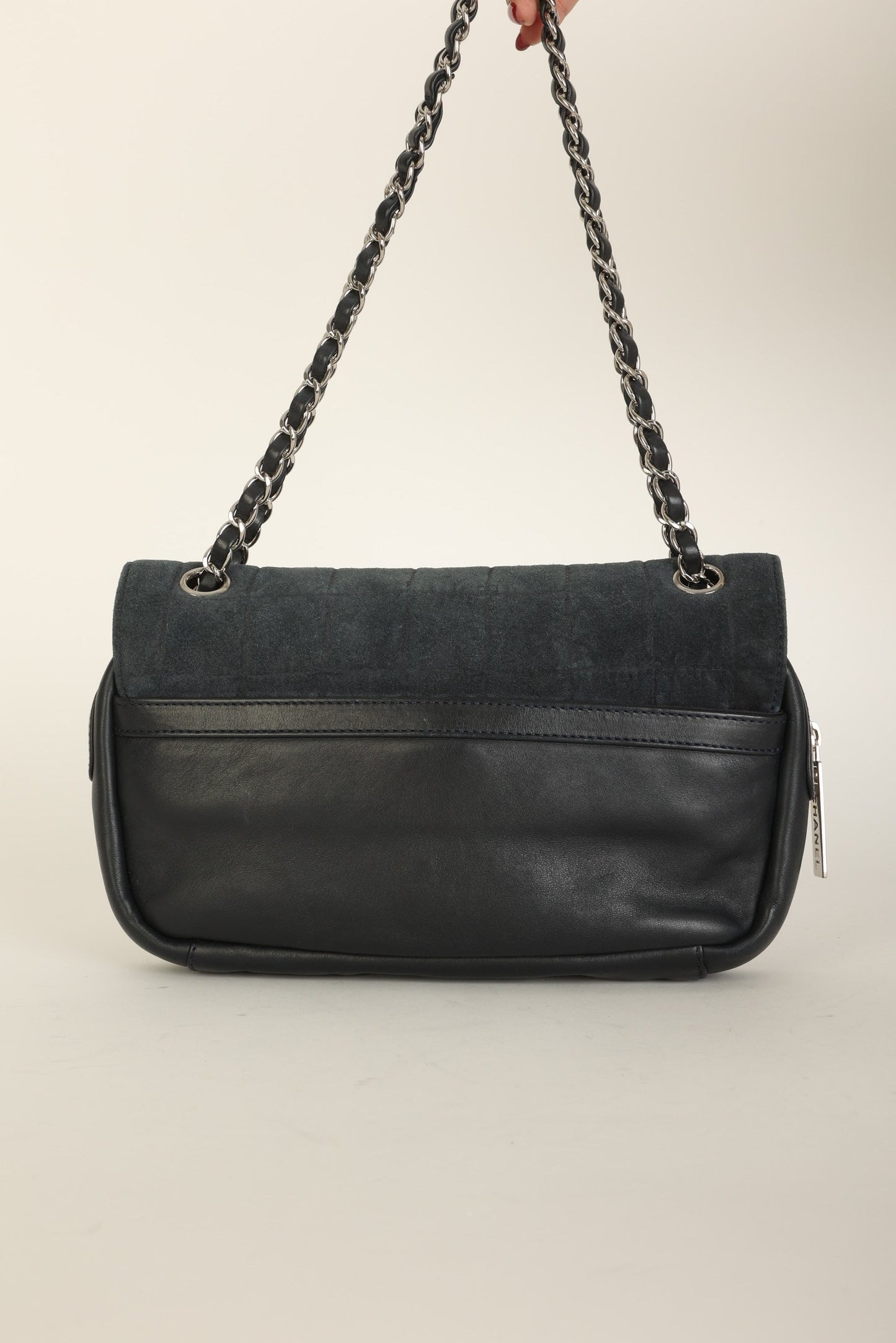 Chanel 2008 Suede Zip Flap