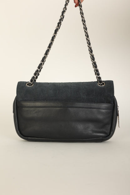 Chanel 2008 Suede Zip Flap