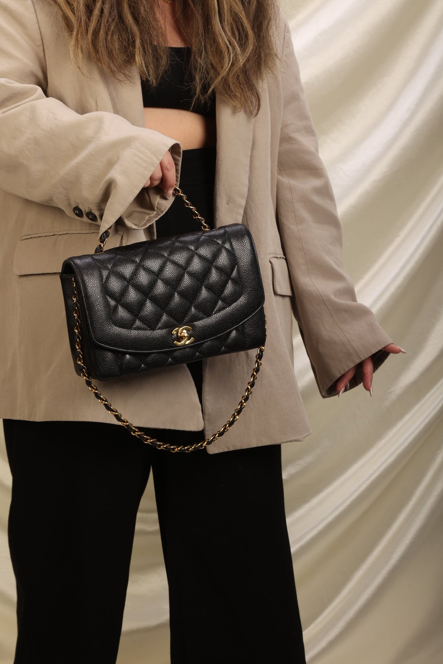 Chanel 1994 Caviar Medium Diana
