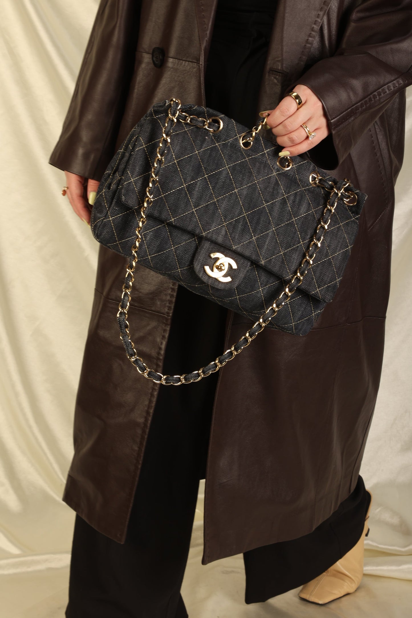 Extremely Rare Chanel Denim Classic Flap