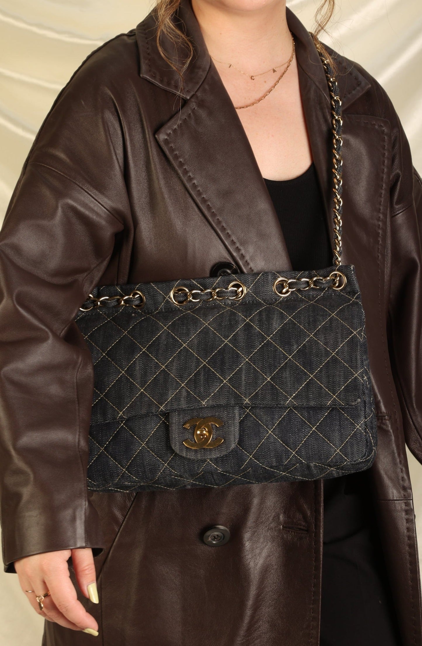 Extremely Rare Chanel Denim Classic Flap