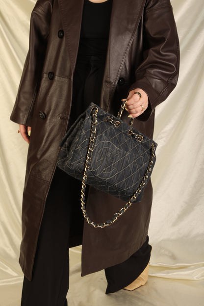 Extremely Rare Chanel Denim Classic Flap