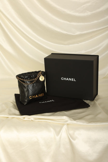 Chanel 2023 Calfskin Mini 22
