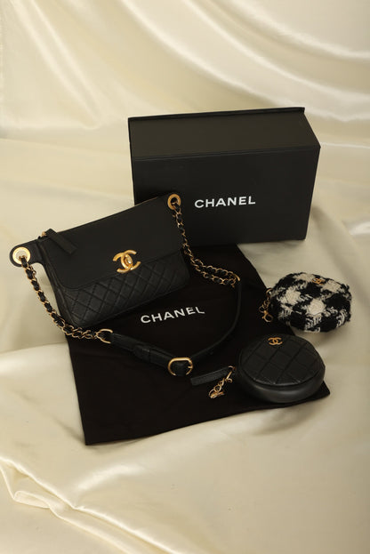 Chanel 2019 Calfskin Waistbag w/ Coin Purses
