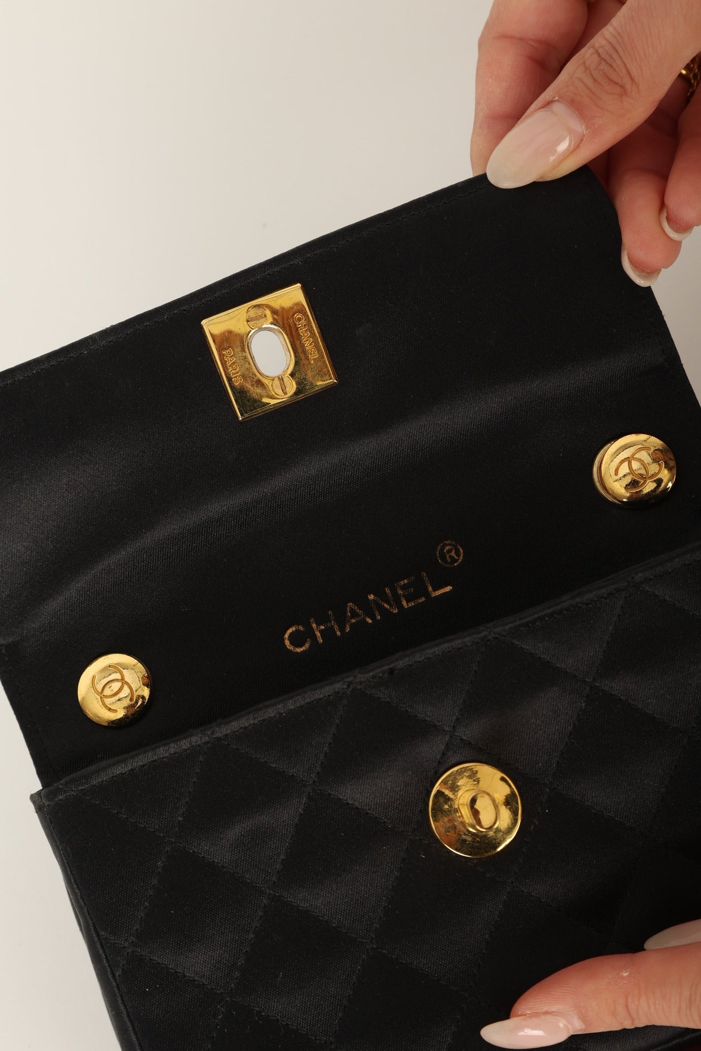 Chanel Satin Mini Flap