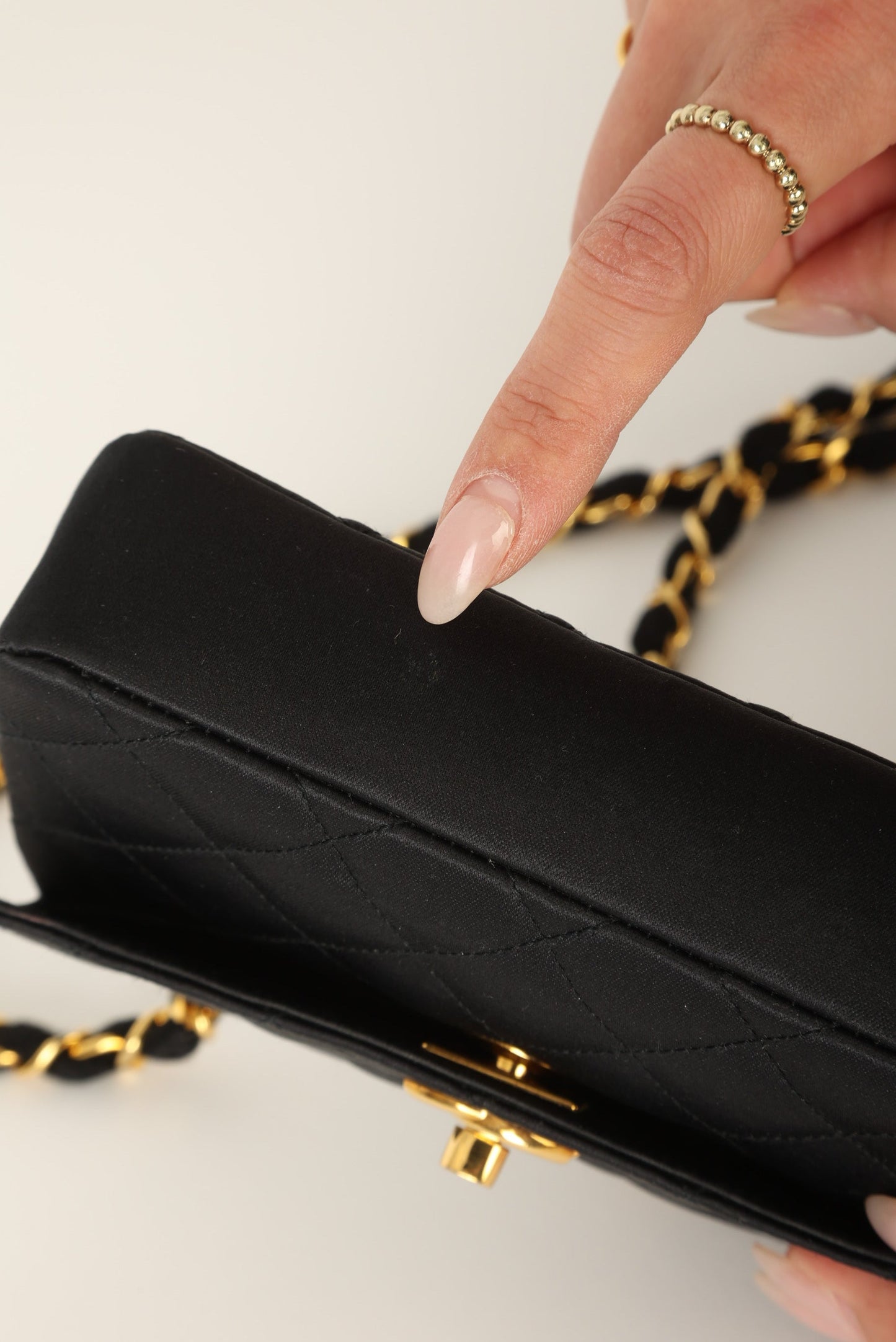 Chanel Satin Mini Flap