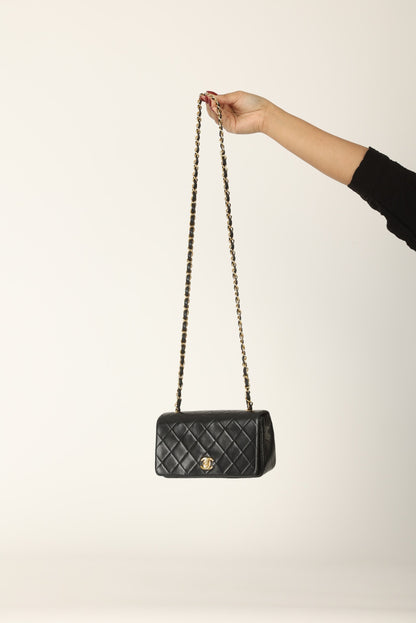 Chanel 1989 Lambskin Mini Full Flap