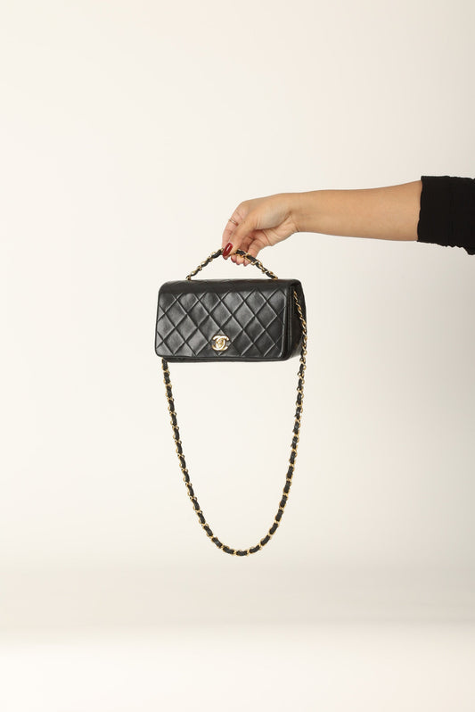 Chanel 1989 Lambskin Mini Full Flap