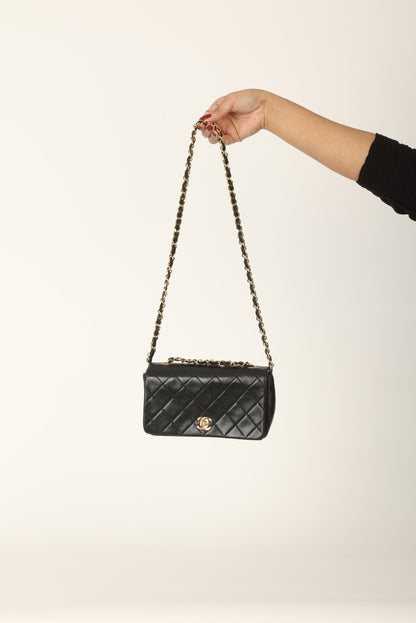 Chanel 1989 Lambskin Mini Full Flap