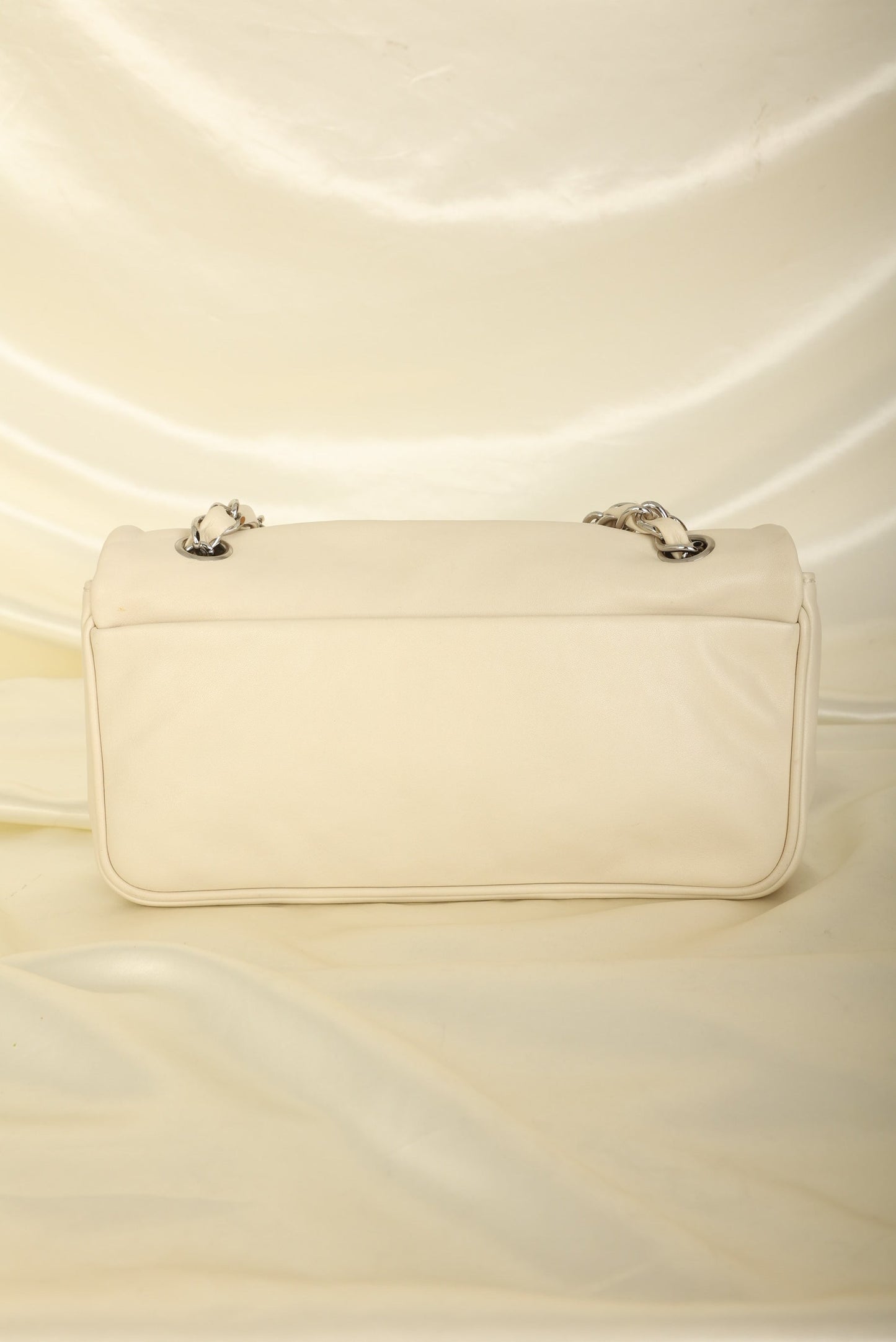 Chanel 2006 Calfskin Diagonal CC Flap Bag
