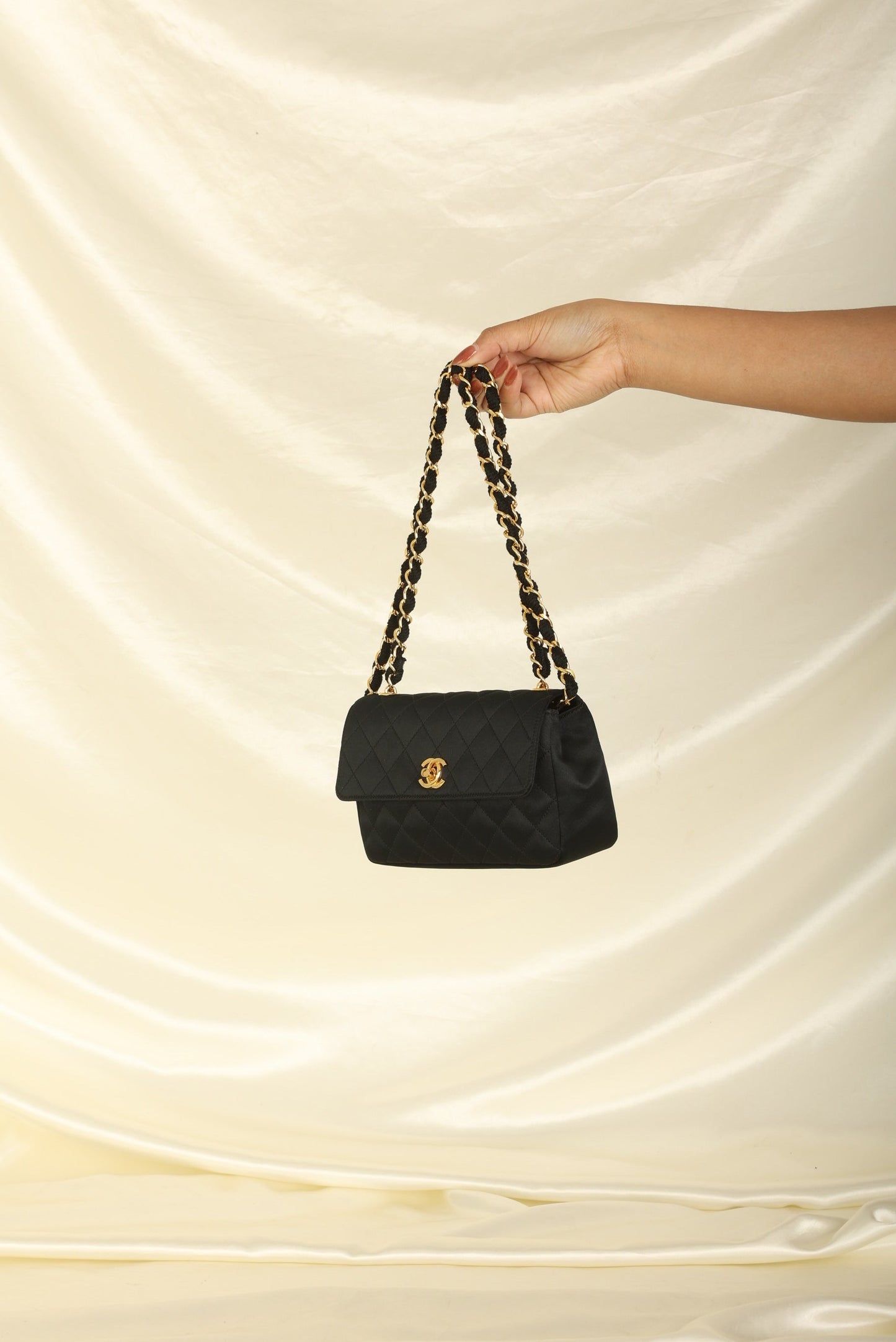 Chanel 1989 Satin Mini Flap