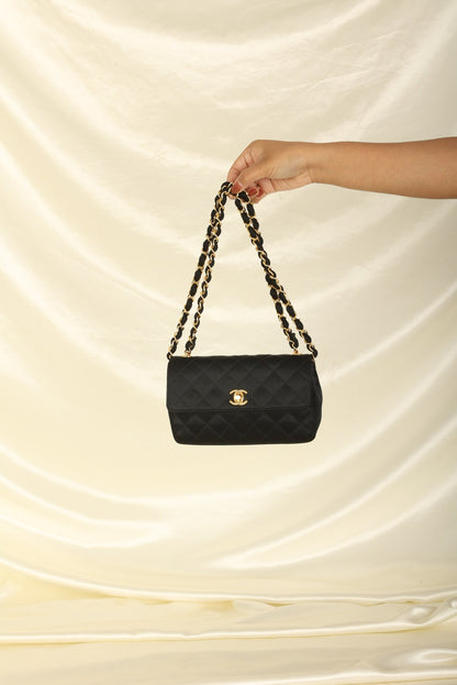 Chanel 1989 Satin Mini Flap