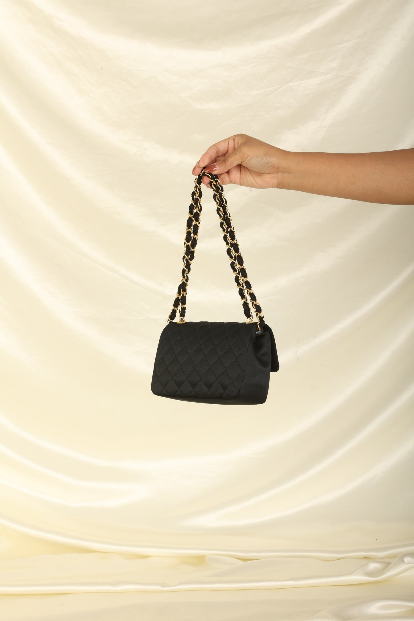 Chanel 1989 Satin Mini Flap