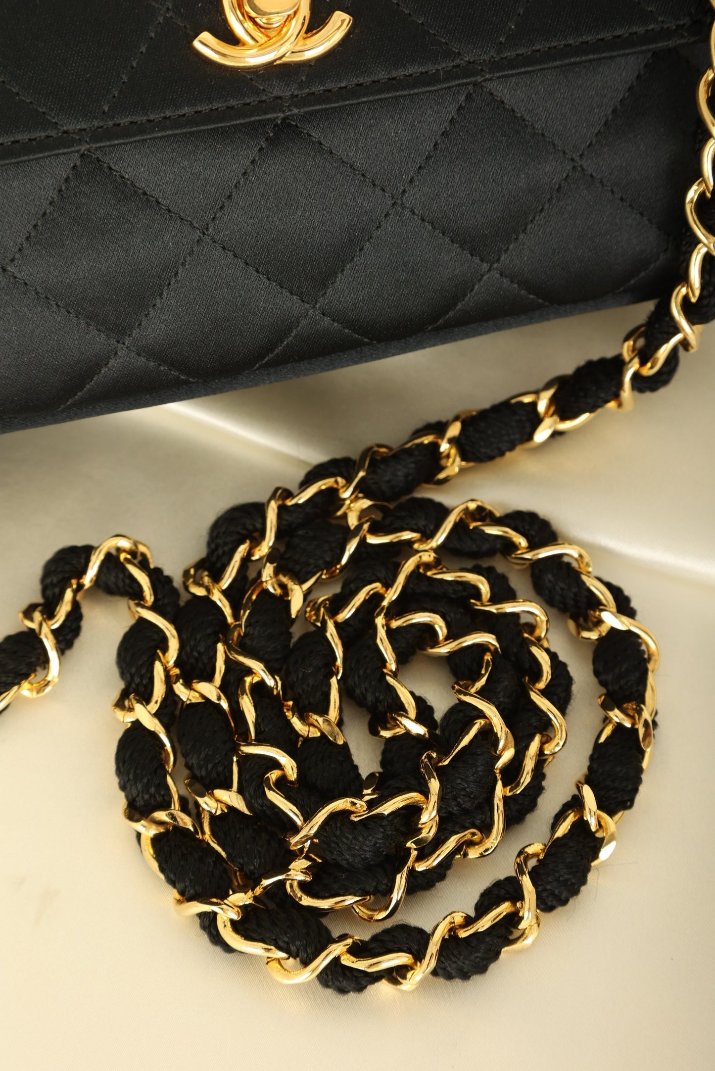 Chanel 1989 Satin Mini Flap