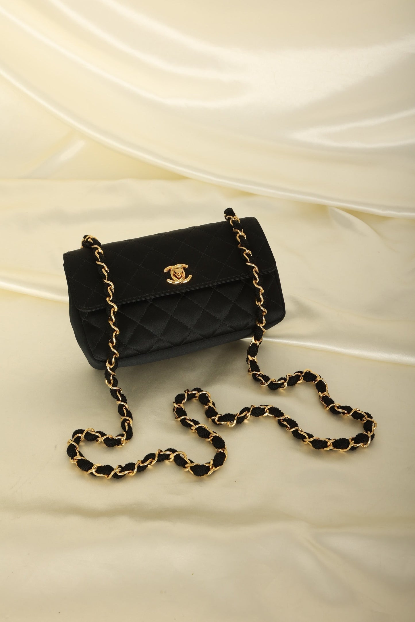 Chanel 1989 Satin Mini Flap
