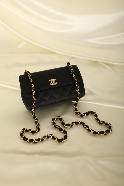 Chanel 1989 Satin Mini Flap