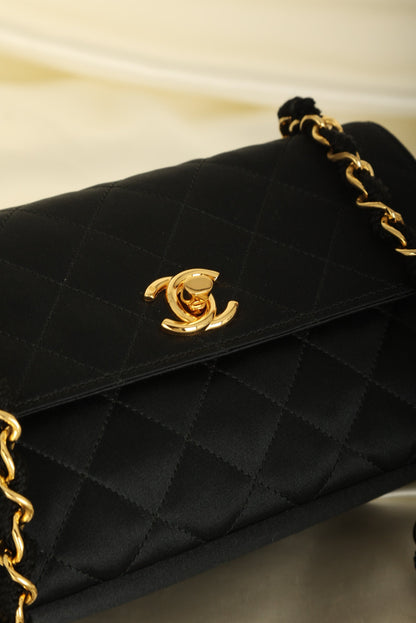 Chanel 1989 Satin Mini Flap
