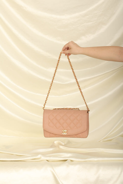 Extremely Rare Chanel 1994 Caviar Medium Diana
