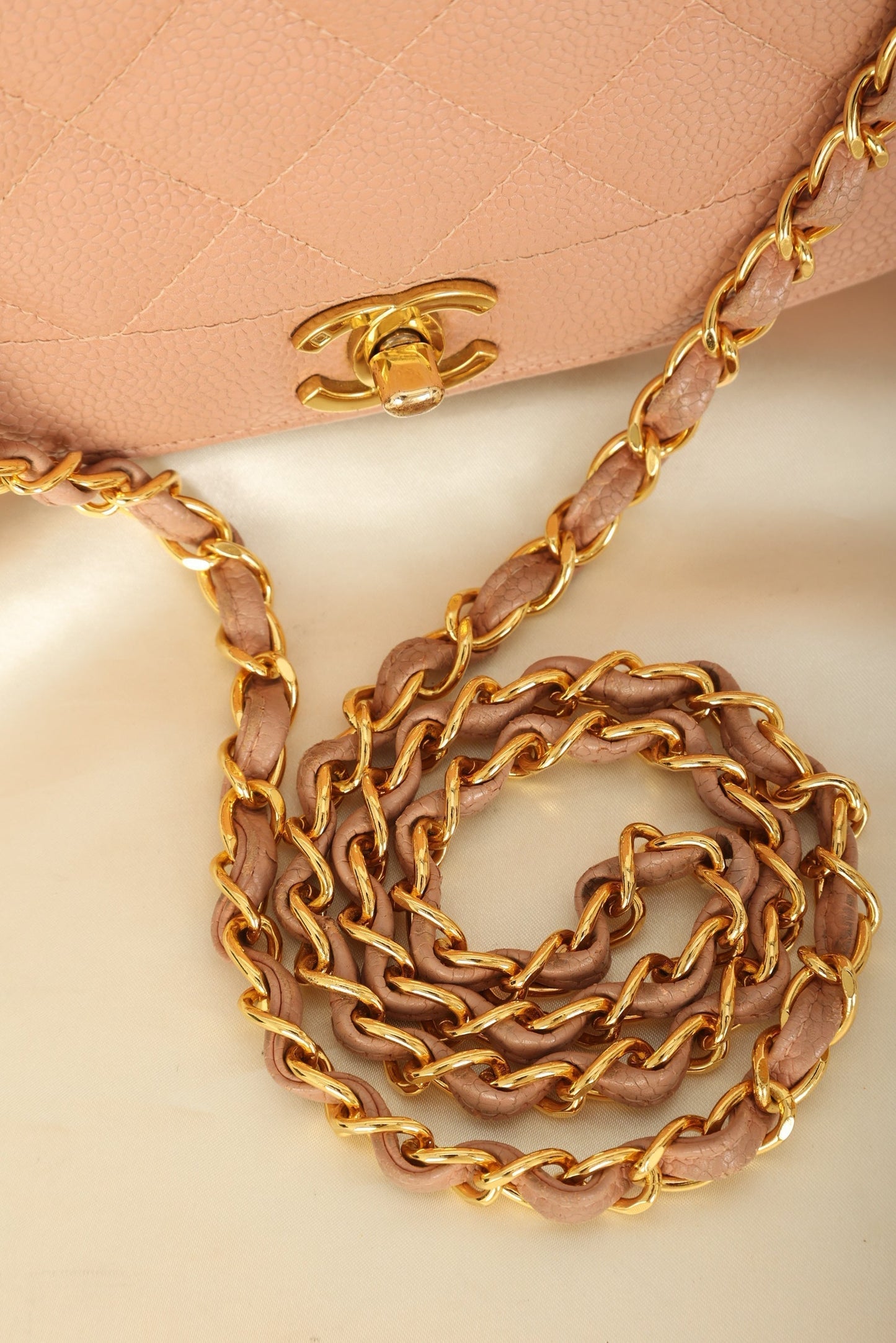 Extremely Rare Chanel 1994 Caviar Medium Diana