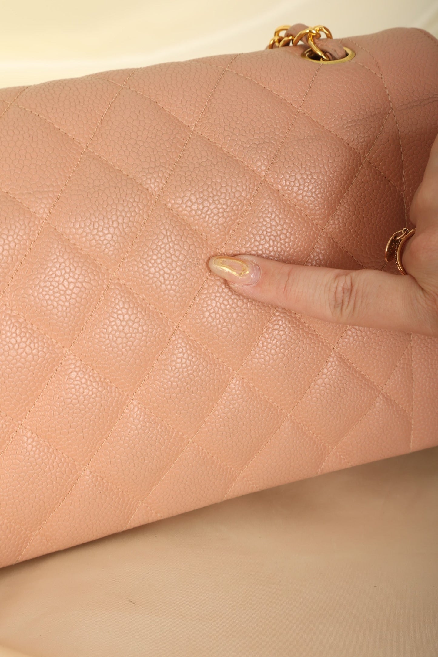 Extremely Rare Chanel 1994 Caviar Medium Diana