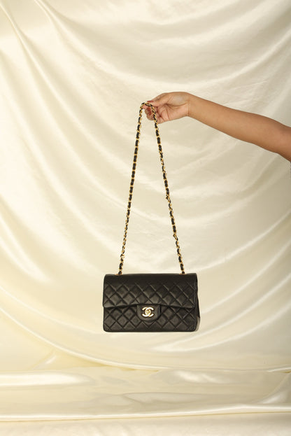 Chanel 1989 Lambskin Small Double Flap