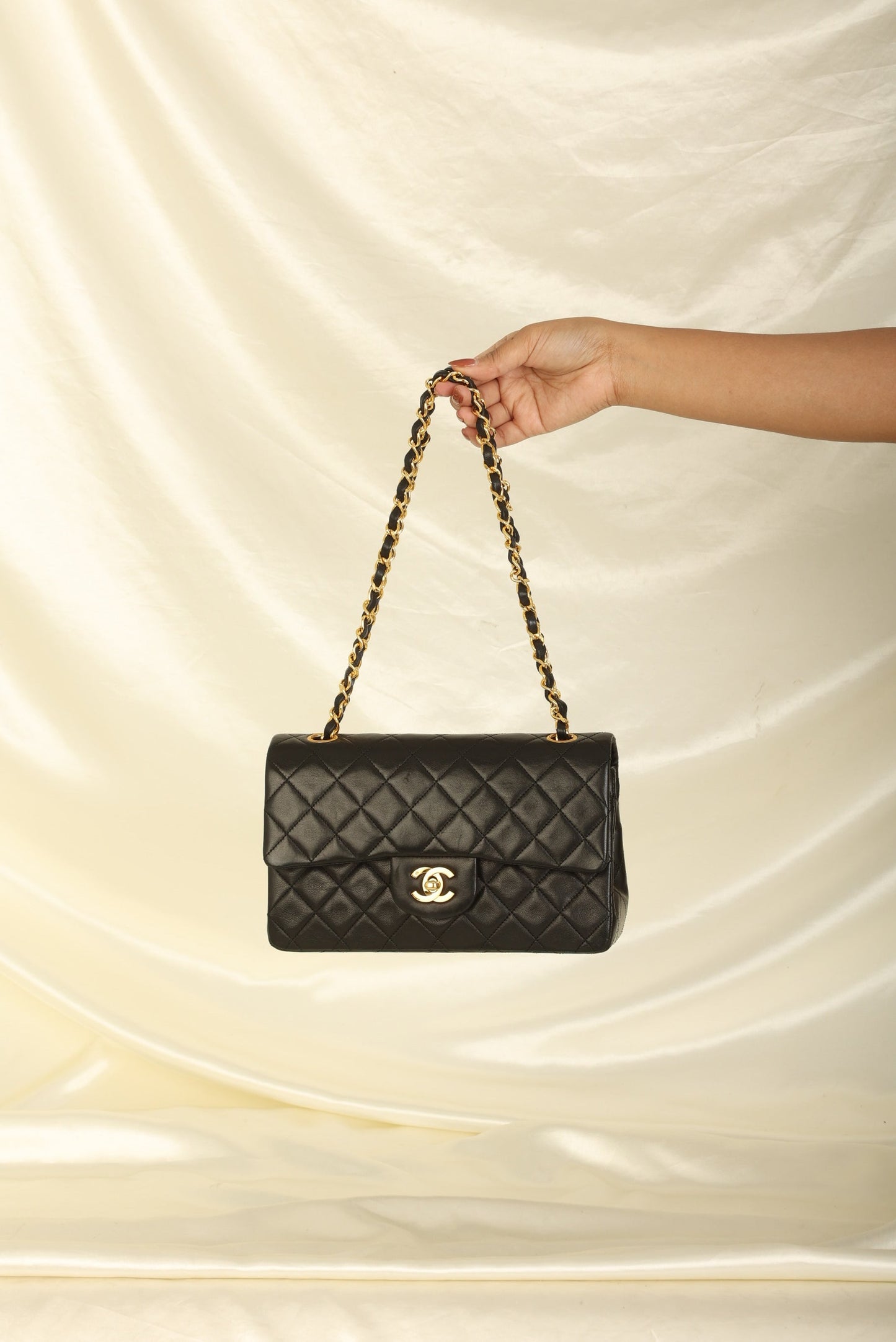 Chanel 1989 Lambskin Small Double Flap