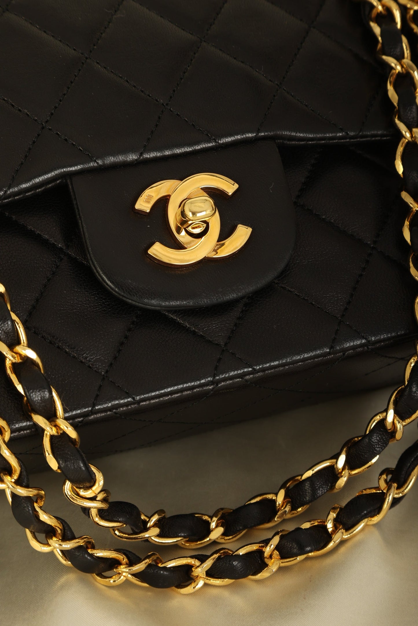 Chanel 1989 Lambskin Small Double Flap