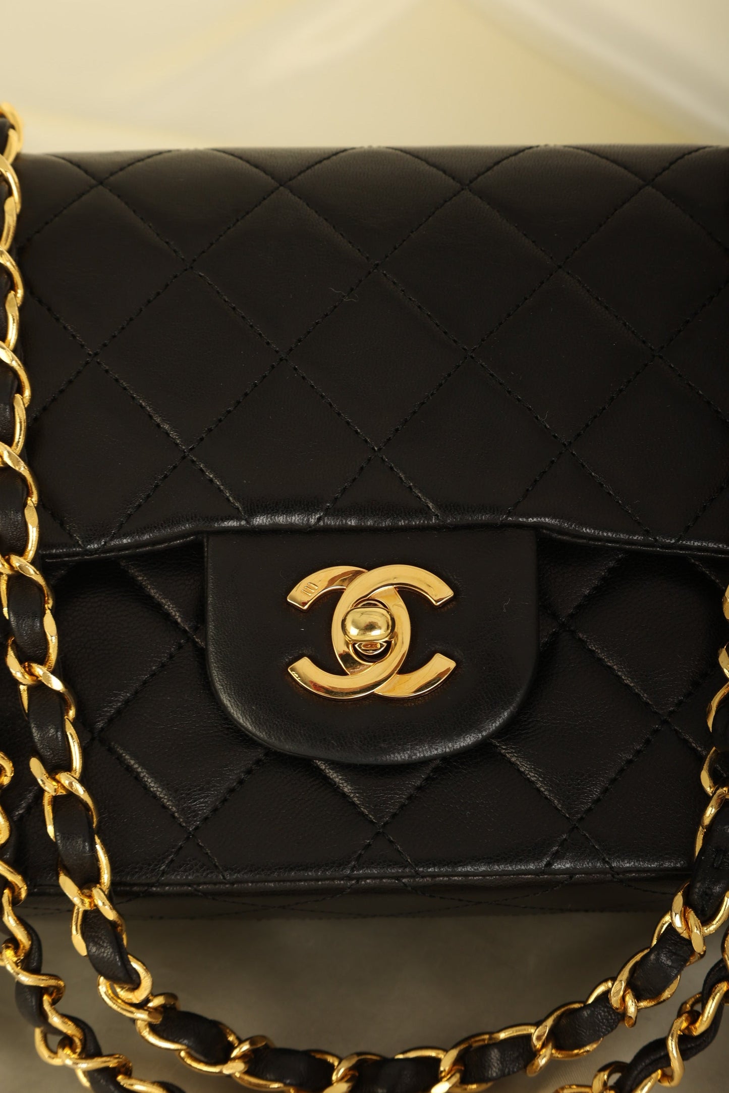 Chanel 1989 Lambskin Small Double Flap