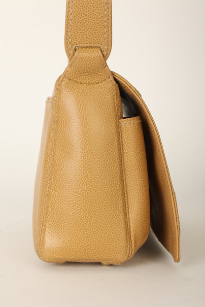 Chanel 2004 Caviar Shoulder Flap Bag