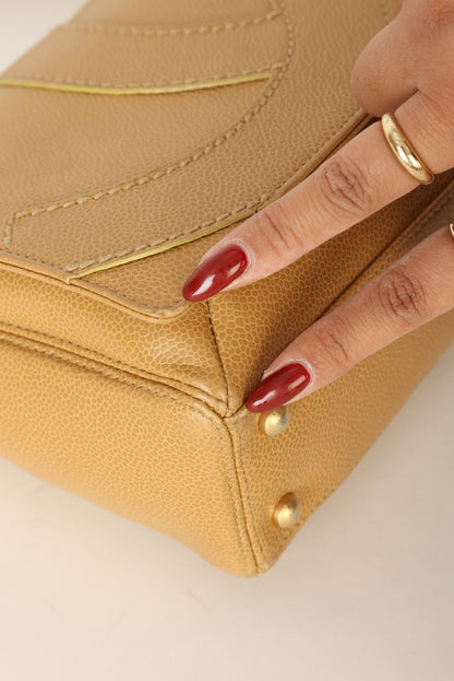 Chanel 2004 Caviar Shoulder Flap Bag