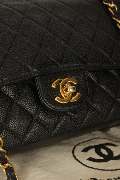 Chanel 1997 Caviar Medium Double Flap
