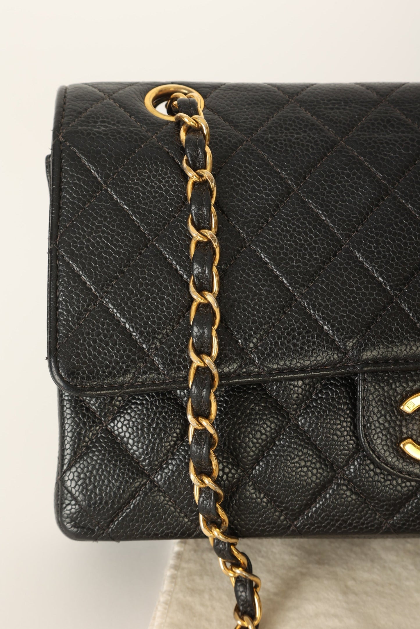Chanel 1997 Caviar Medium Double Flap