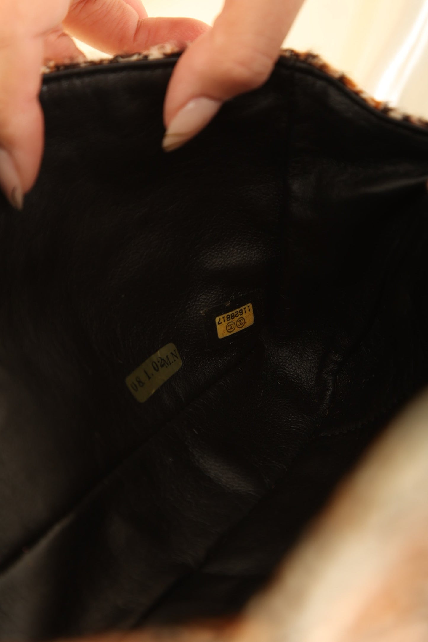 Extremely Rare Chanel 2006 Pony Hair East West Flap