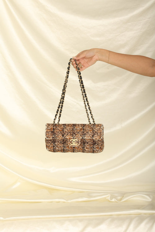 Extremely Rare Chanel 2006 Pony Hair East West Flap