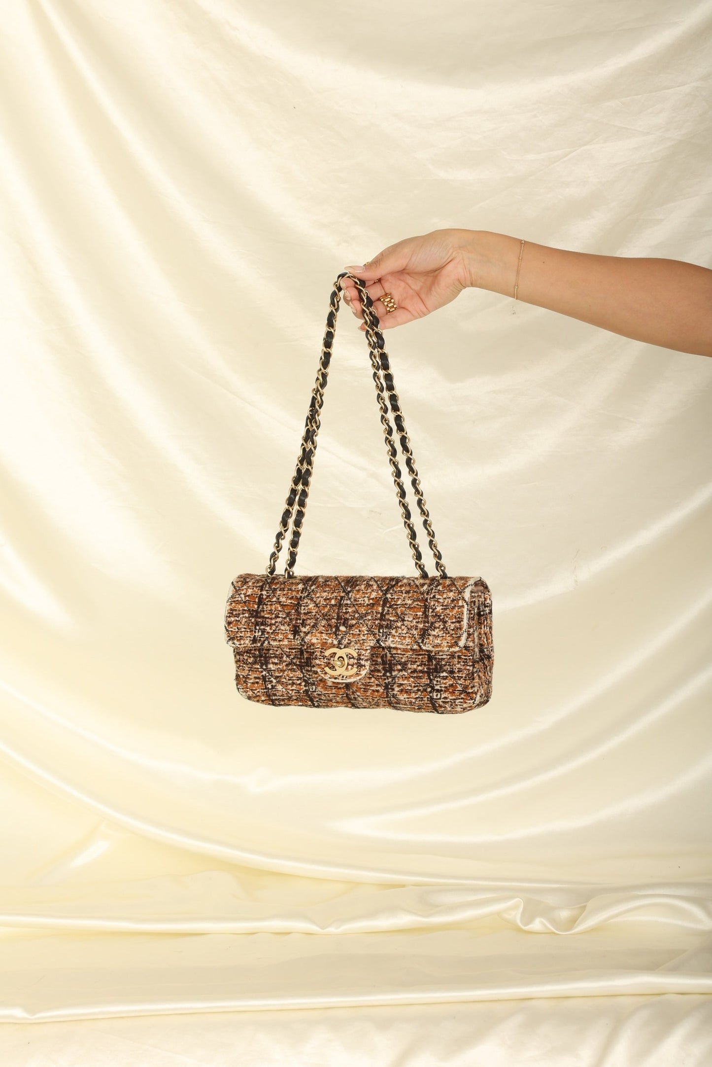 Extremely Rare Chanel 2006 Pony Hair East West Flap