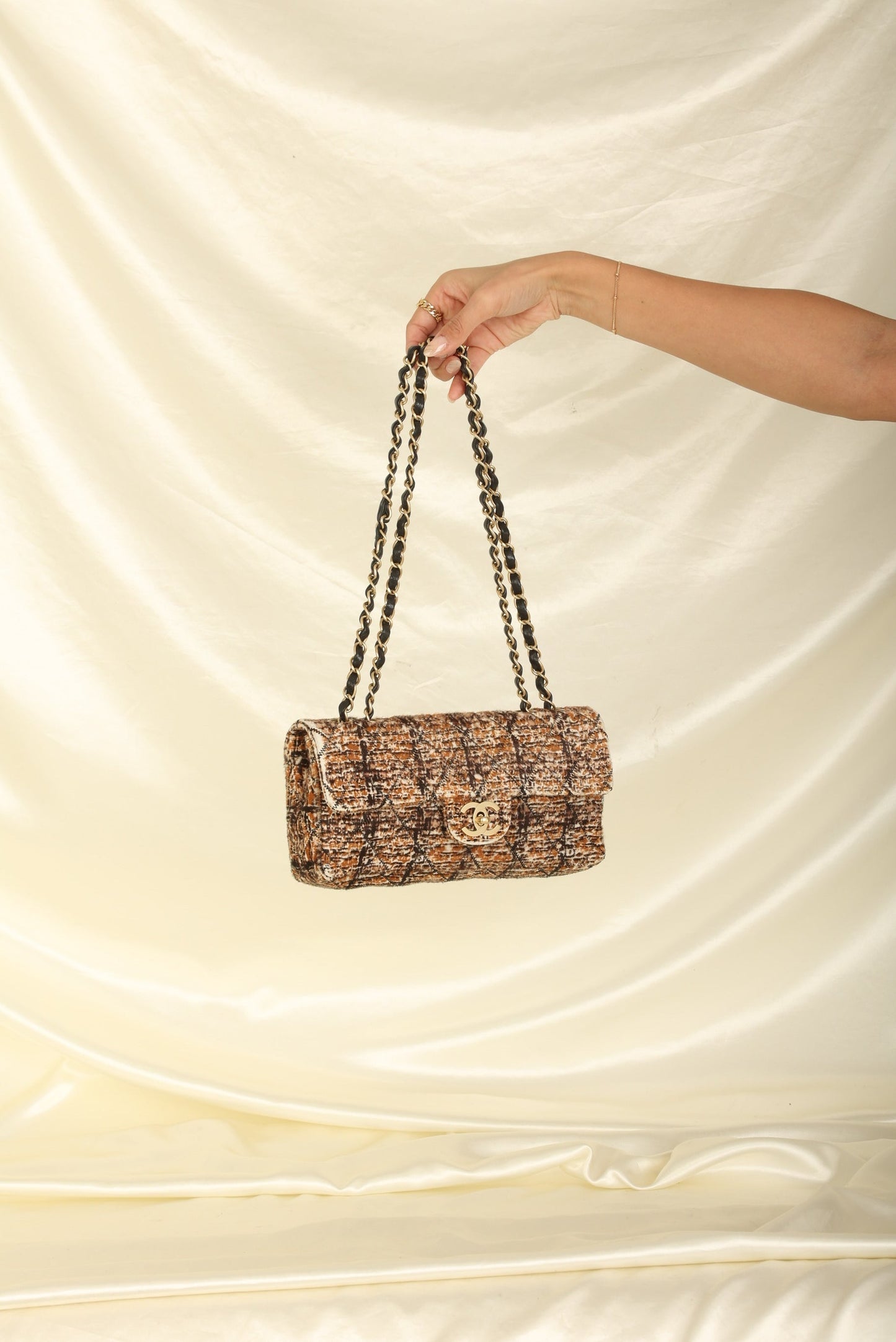 Extremely Rare Chanel 2006 Pony Hair East West Flap