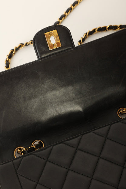 Chanel 1994 Lambskin Turnlock Single Flap