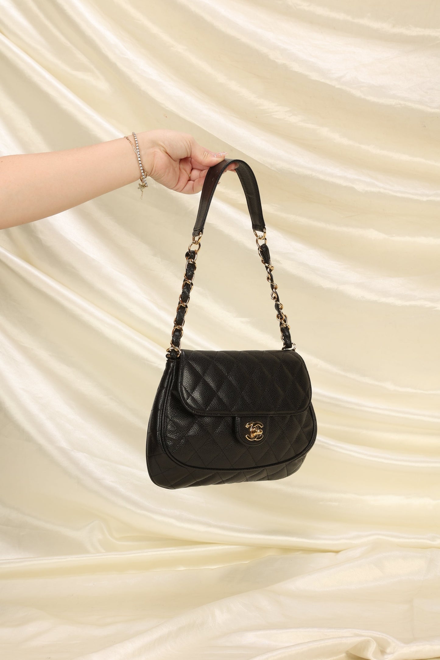 Extremely Rare Chanel Caviar Shoulder Bag